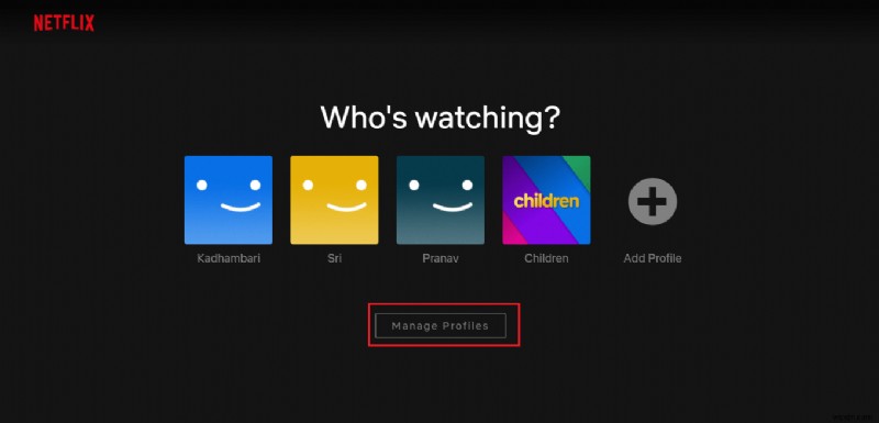 Netflix 프로필 삭제 방법