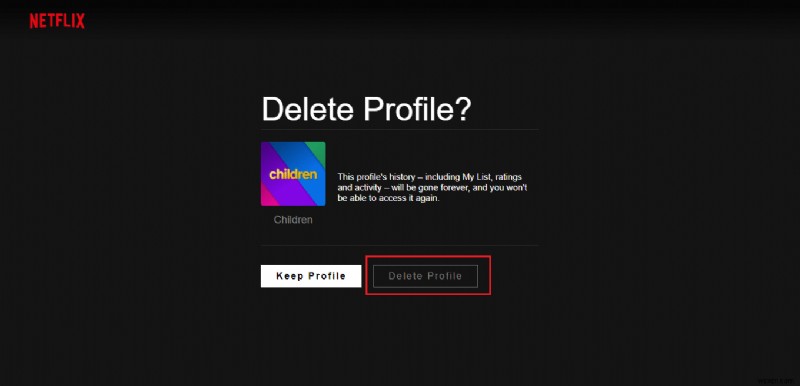 Netflix 프로필 삭제 방법