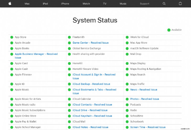 Apple ID 서버 연결 오류 확인 실패 수정