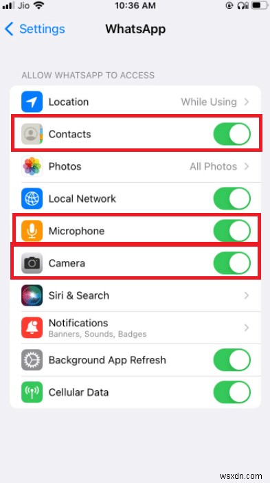 iPhone 및 Android에서 WhatsApp 화상 통화가 작동하지 않는 문제 수정