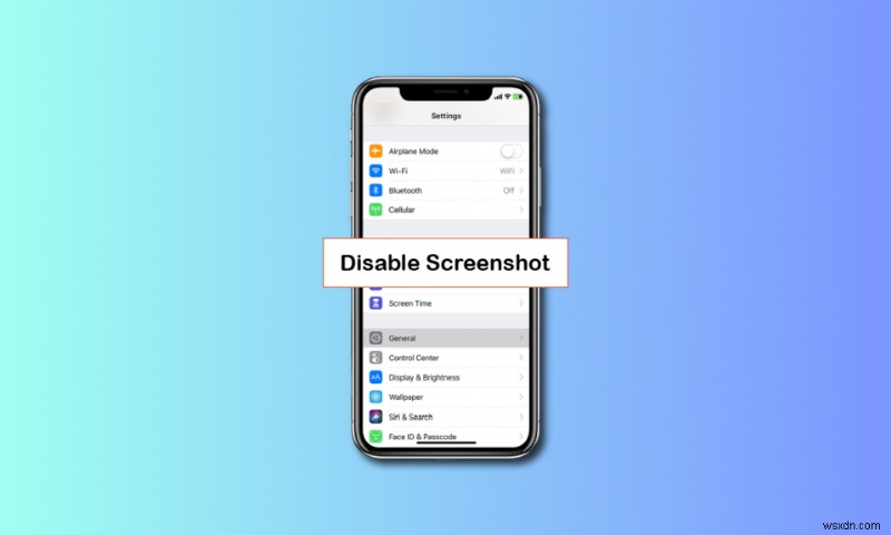 iPhone에서 스크린샷을 비활성화하는 방법