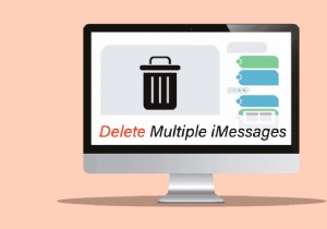 Mac에서 여러 iMessage를 삭제하는 방법