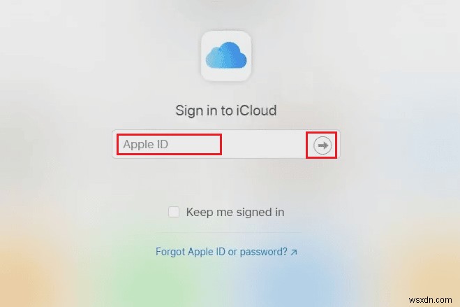 iCloud 계정에 로그인하는 방법