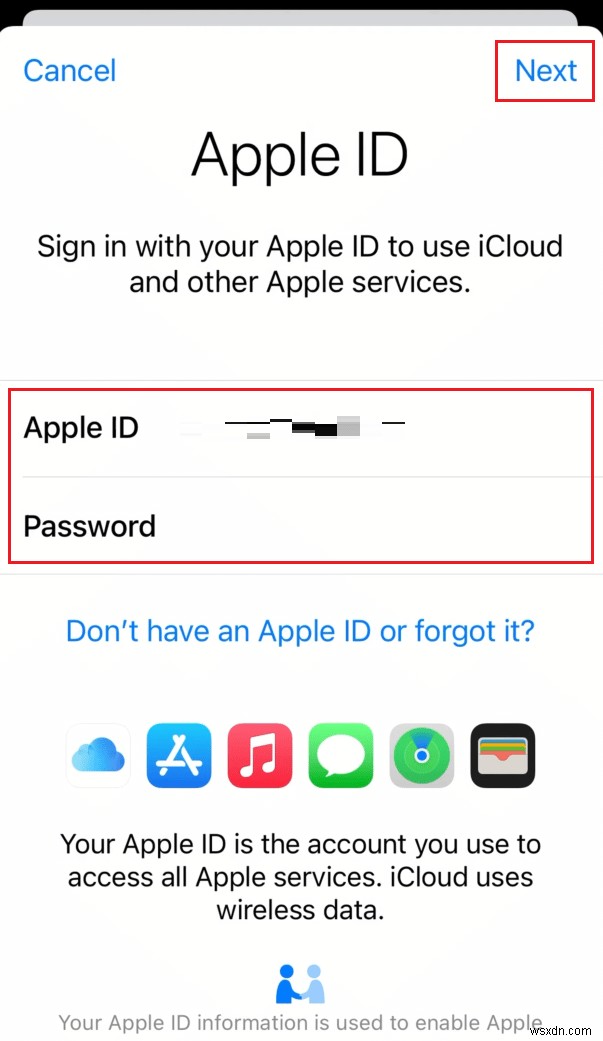 iCloud 계정에 로그인하는 방법