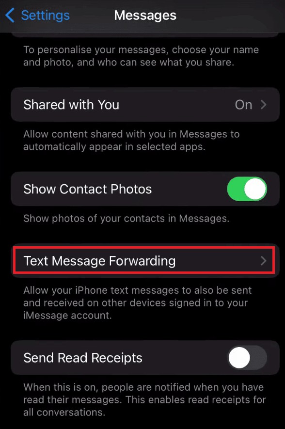 다른 iPhone으로 문자 메시지를 자동으로 전달하는 방법