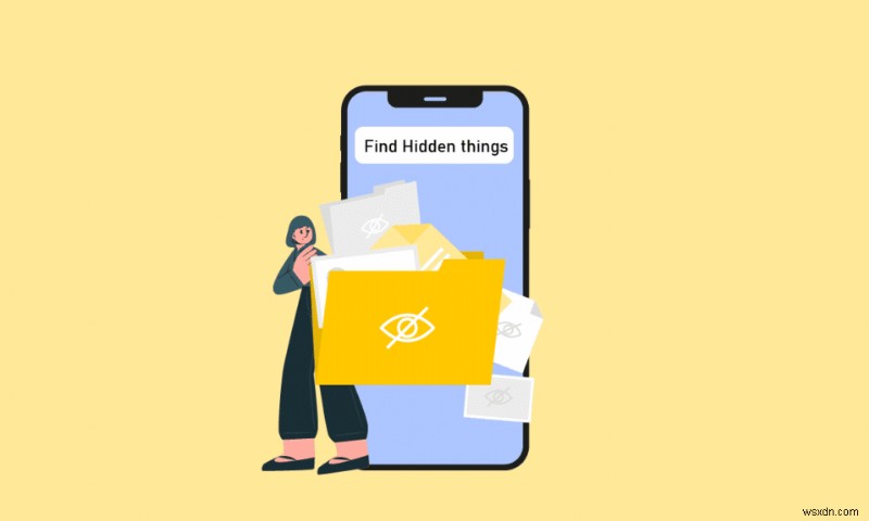 iPhone에서 숨겨진 것을 찾는 방법