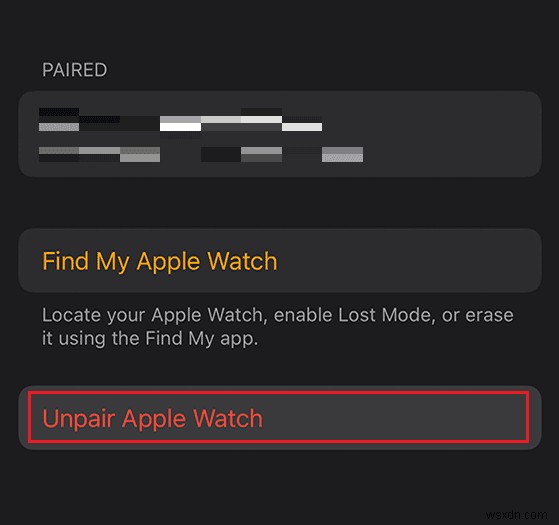 Apple Watch에서 Apple ID를 제거하는 방법