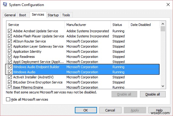 Windows 10에서 응답하지 않는 오디오 서비스를 수정하는 방법 