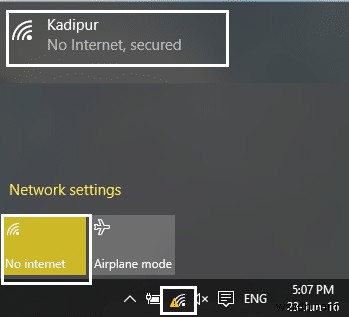 Windows 10에서 제한된 액세스 또는 연결 없음 WiFi 수정 