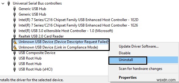 Windows 10에서 USB 장치 설명자 오류 수정