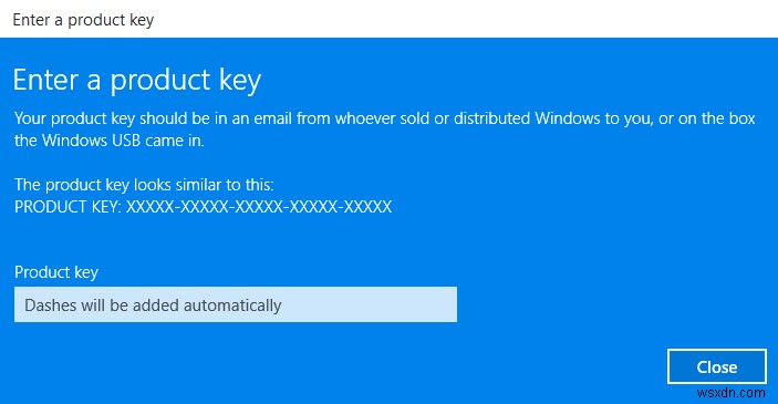 소프트웨어를 사용하지 않고 Windows 10 제품 키 찾기 