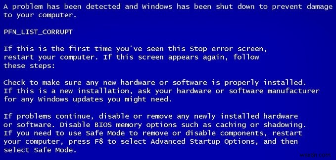 Driver Verifier를 사용하여 BSOD(Blue Screen of Death) 오류 수정 