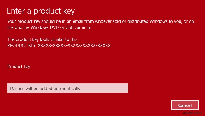 Windows 10 정품 인증 오류 0x8007007B 또는 0x8007232B 수정 