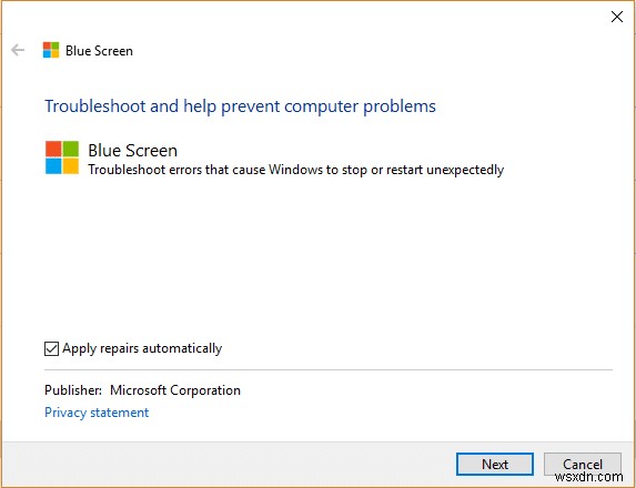 Windows 10 오류가 처리되지 않은 인터럽트 예외 수정 