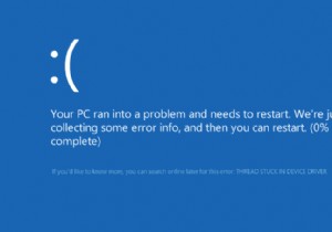 Windows 10의 장치 드라이버 오류에 스레드 멈춤 [해결됨] 