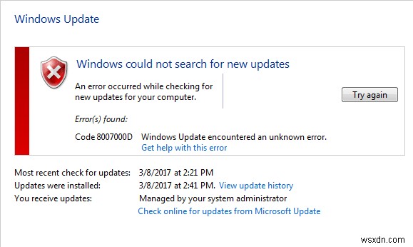 Windows 정품 인증을 시도할 때 오류 코드 0x8007000D 수정 