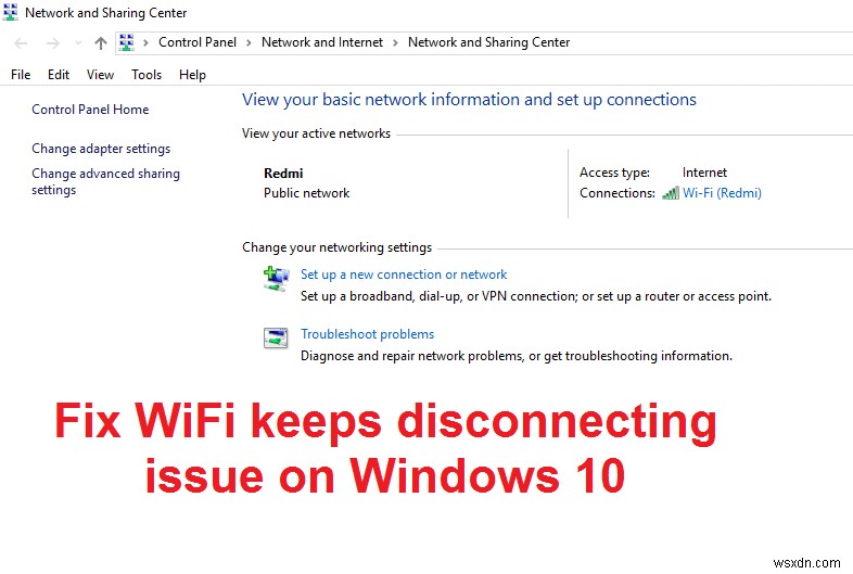 Windows 10에서 WiFi 연결이 계속 끊어짐 [해결됨] 