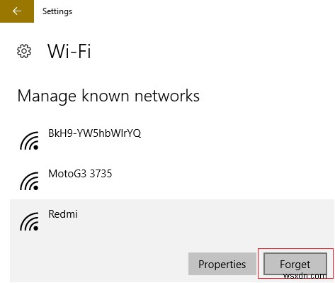 Windows 10은 저장된 WiFi 암호를 기억하지 않습니다 [해결됨] 