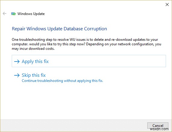 Windows Update에서 업데이트 다운로드가 중단됨 [해결됨] 