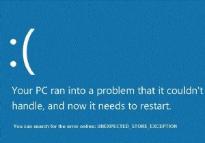 [해결됨] Windows 10의 예기치 않은 저장소 예외 BSOD 