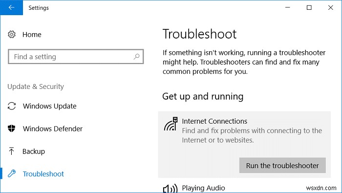 Windows 10에서 이 네트워크에 연결할 수 없음 문제 수정 