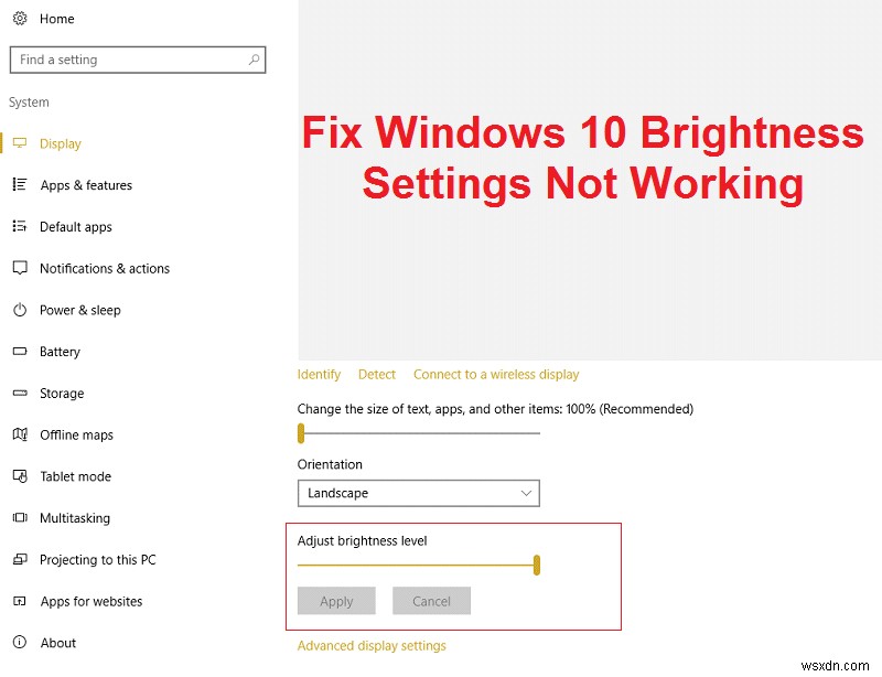 Windows 10 밝기 설정이 작동하지 않음 [해결됨] 
