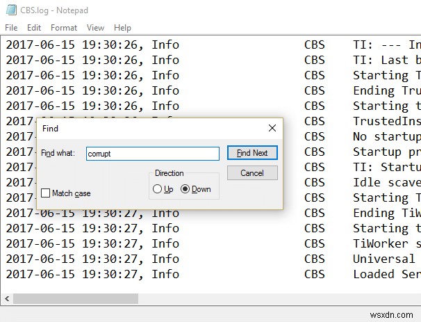 Windows 리소스 보호에서 손상된 파일을 찾았지만 일부를 수정할 수 없음 [해결됨] 