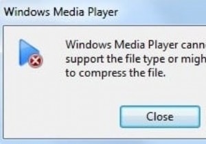 Windows Media Player에서 MOV 파일을 재생할 수 없는 수정 