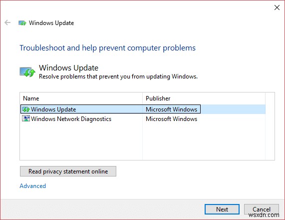 Windows 업데이트 오류 0x80246002 수정 
