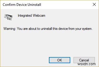 Windows 10에서 웹캠이 작동하지 않는 문제 수정 