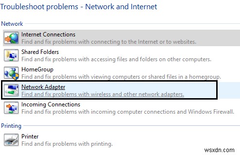 Windows에서 이 네트워크 오류에 연결할 수 없음 수정 