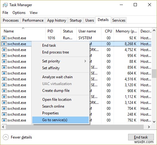 svchost.exe(netsvcs)에 의한 높은 CPU 사용량 수정 