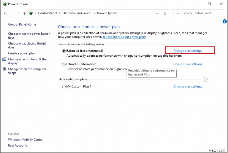 Windows 10에서 잠금 화면 시간 초과 설정 변경 