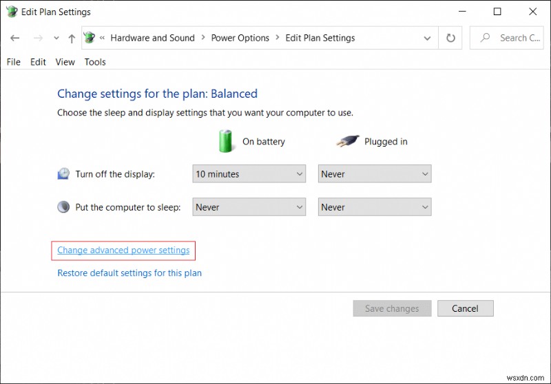 Windows 10에서 잠금 화면 시간 초과 설정 변경 