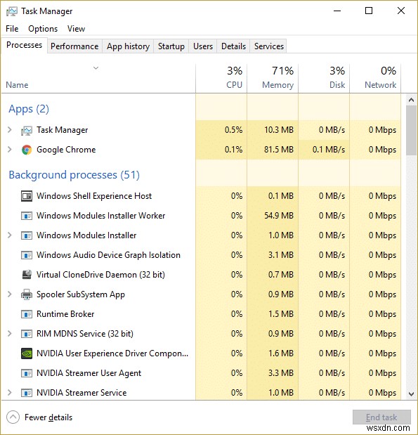 WmiPrvSE.exe에 의한 높은 CPU 사용량 수정 