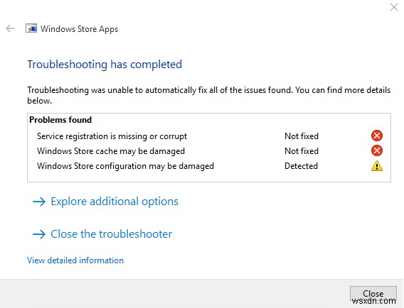 Windows 10 앱 스토어 아이콘 누락 수정 