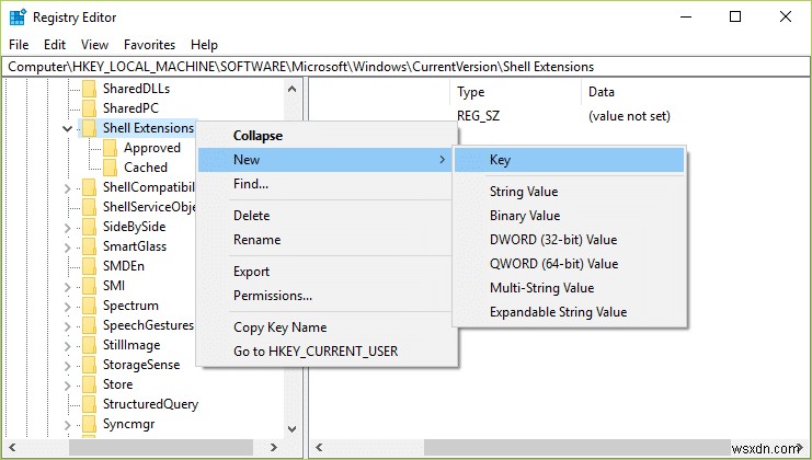 Windows 10의 컨텍스트 메뉴에서 Cast to Device 옵션 제거