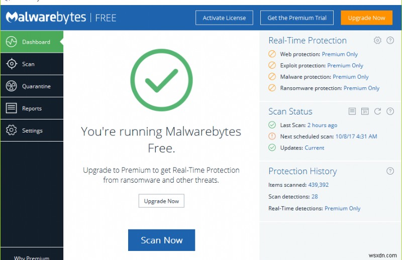 Malwarebytes Anti-Malware를 사용하여 맬웨어를 제거하는 방법 