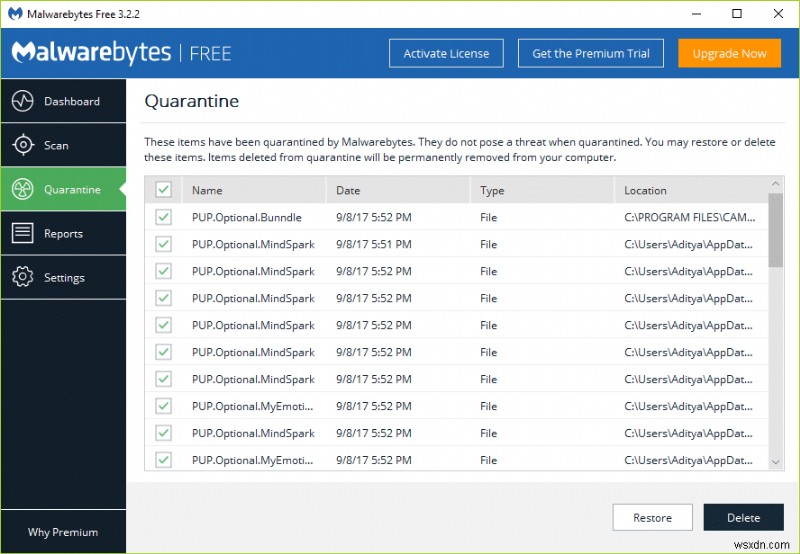 Malwarebytes Anti-Malware를 사용하여 맬웨어를 제거하는 방법 