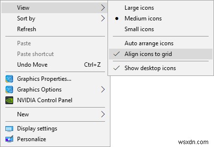 Windows 10에서 바탕 화면 아이콘이 계속 재정렬되는 문제 수정 