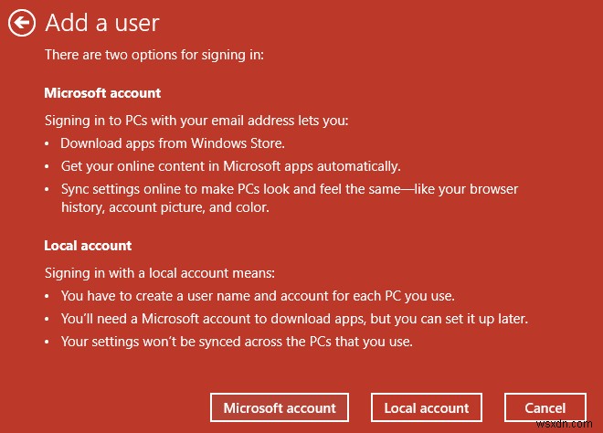 Windows 10에서 계정을 생성하는 동안 문제가 발생했습니다 오류 수정 