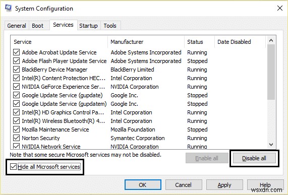 Windows 10에서 NVIDIA 설치 프로그램 실패 오류 [해결됨] 