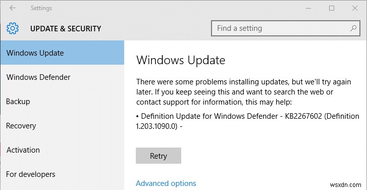 [수정됨] Windows 업데이트 오류 0x80248007 