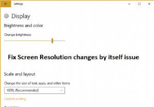 Windows 10 화면 해상도가 자동으로 변경될 때 해결하는 8가지 방법