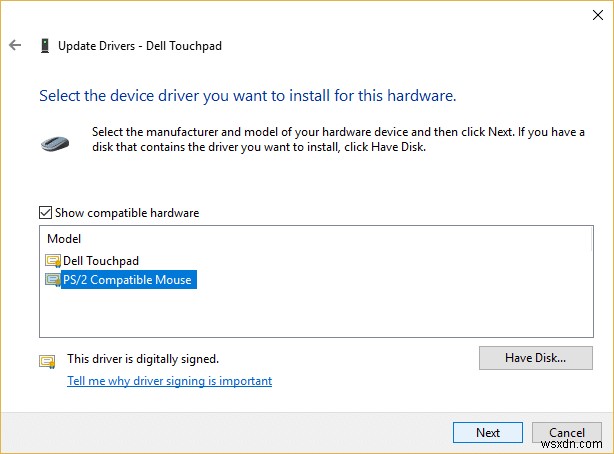 Windows 10에서 무선 마우스가 작동하지 않는 문제 수정 