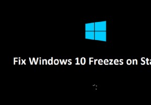 Windows 10 시작 시 멈춤 [해결됨] 