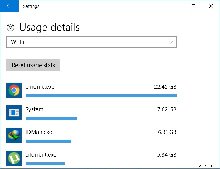 Windows 10에서 네트워크 데이터 사용량 재설정 [가이드] 