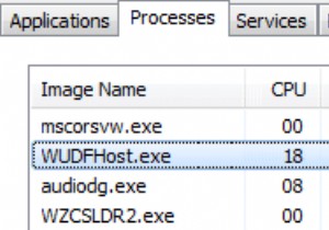 WUDFHost.exe에 의한 높은 CPU 사용량 수정 