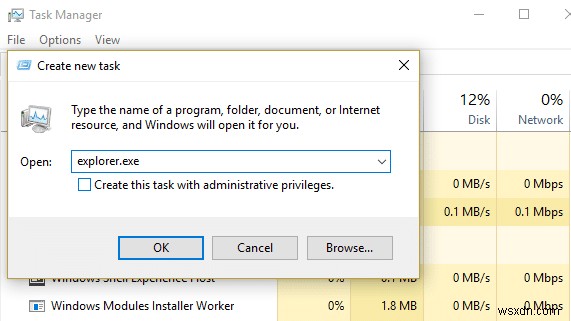 Windows 10의 작업 표시줄에 없는 WiFi 아이콘 수정 