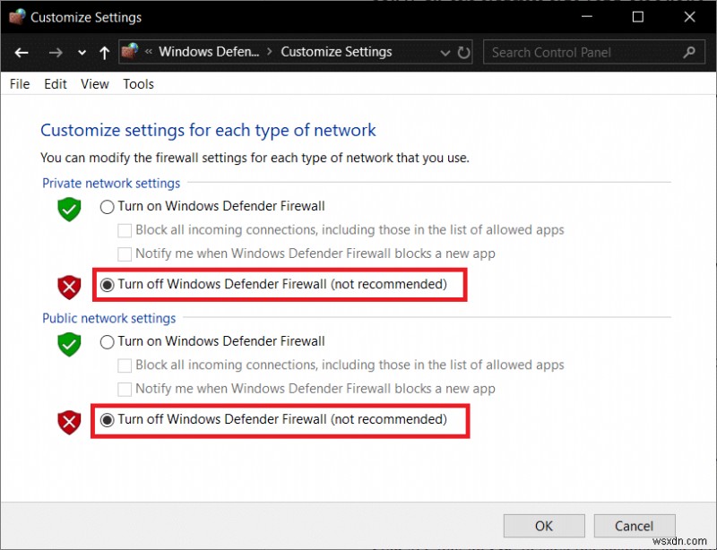 Windows 10에서 WiFi에 DHCP가 활성화되어 있지 않은 문제 수정 